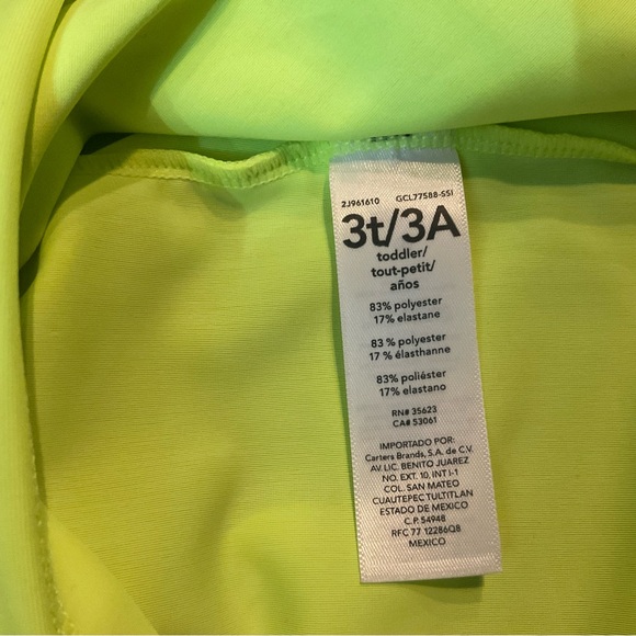 NWT Dinosaur Graphic Kids Swim Shirt - Blue and Yellow - Picture 5 of 6